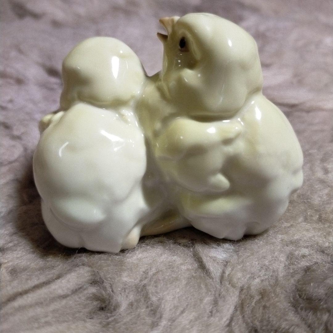 【お値下げ!!】フッチェンロイター　ヴィンテージ　陶器製　ひよこ２羽