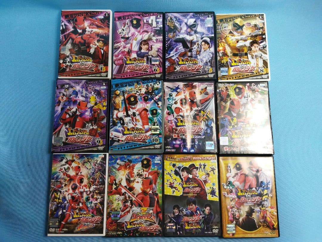 戦隊もの　レンタルアップ　DVD　83点　まとめ大量セット
