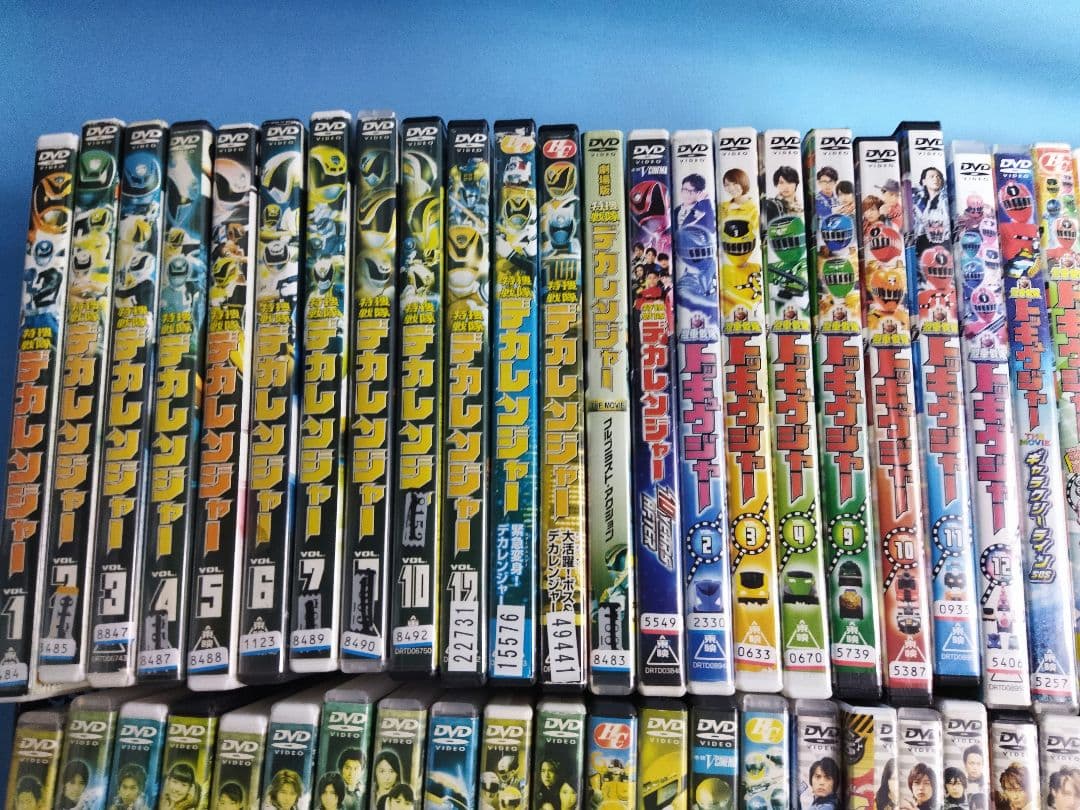 戦隊もの　レンタルアップ　DVD　83点　まとめ大量セット