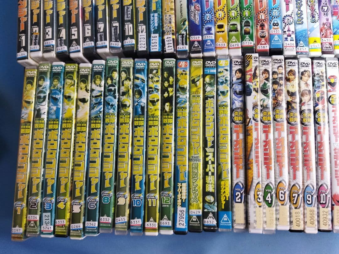 戦隊もの　レンタルアップ　DVD　83点　まとめ大量セット