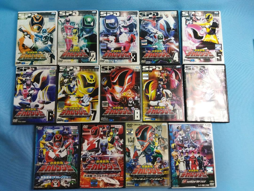 戦隊もの　レンタルアップ　DVD　83点　まとめ大量セット