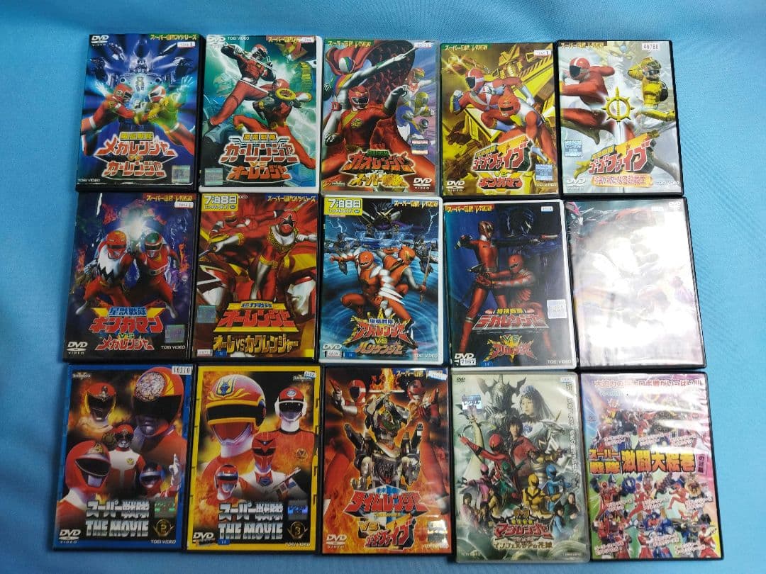 戦隊もの　レンタルアップ　DVD　83点　まとめ大量セット