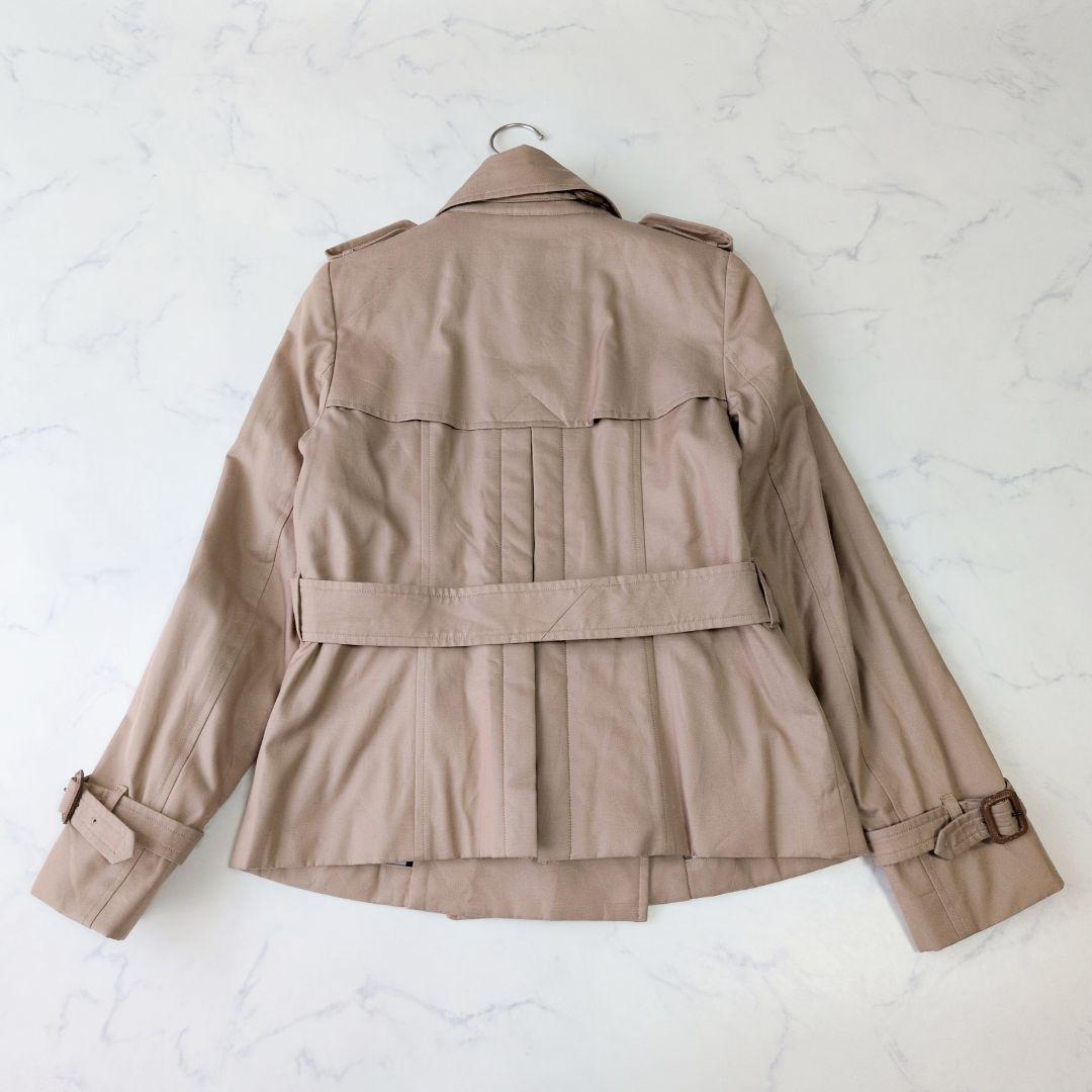 マッキントッシュロンドン トレンチコート ショート丈 ベルト付き 38