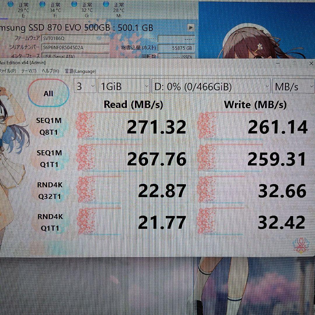 内蔵型SSD Samsung SSD 870 EVO 500GB