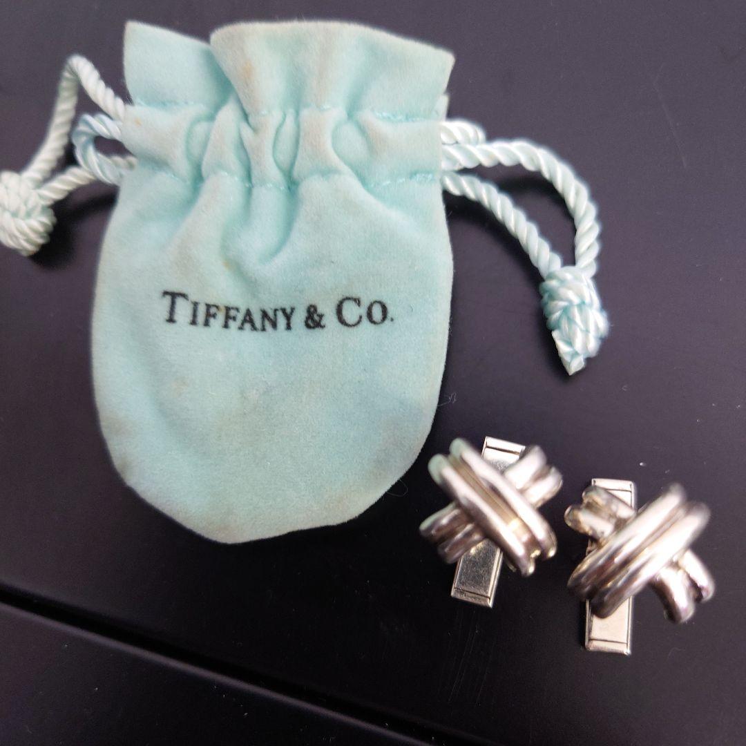 Tiffany & Co. クロスデザインカフリンクス