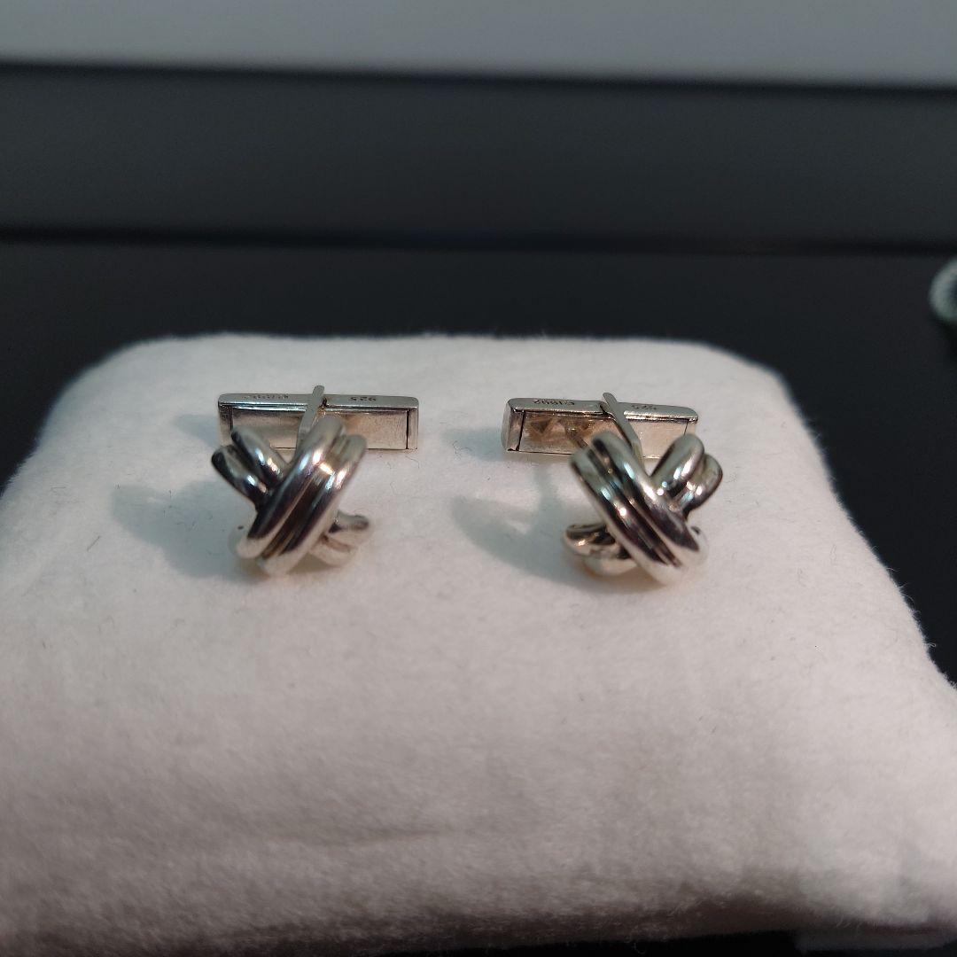 Tiffany & Co. クロスデザインカフリンクス
