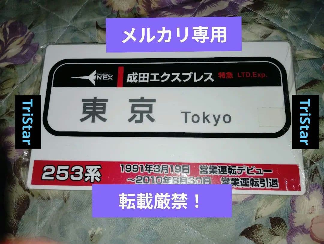 成田エクスプレス 253系 記念ミニサボ
