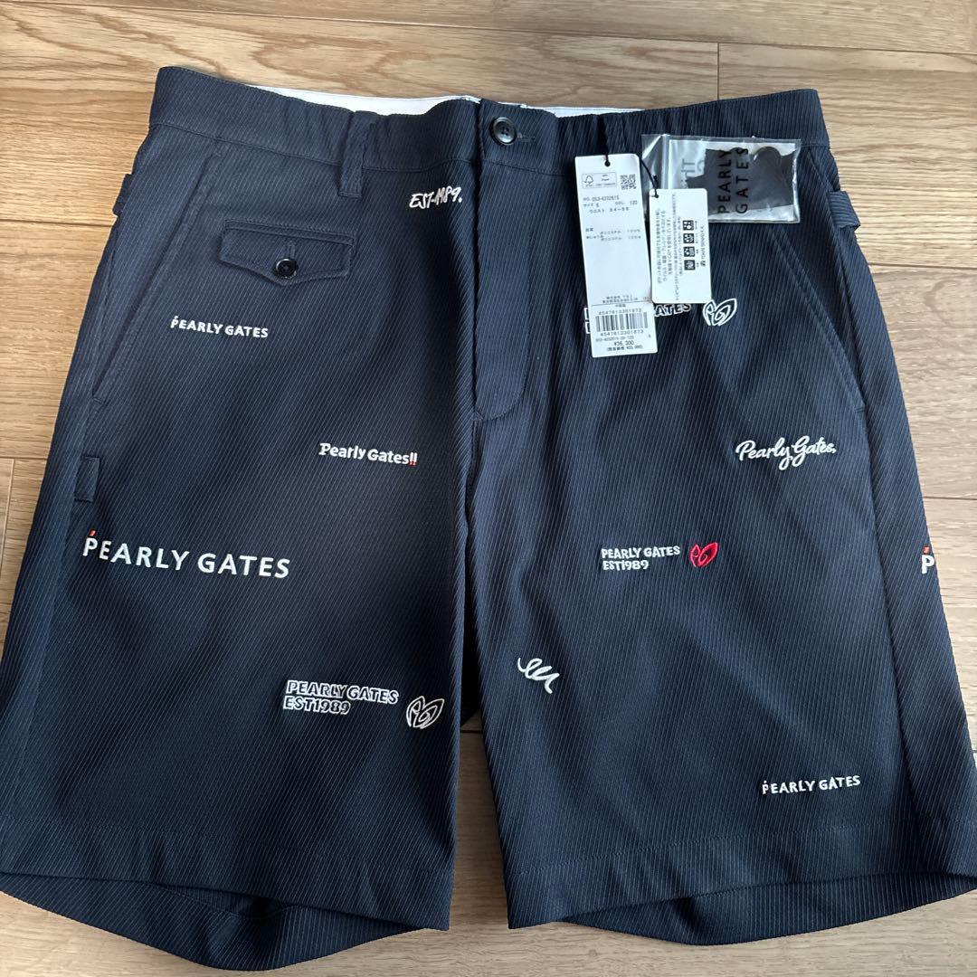 N*o様 【新品　未使用】Pearly Gates 黒 ショートパンツ XL