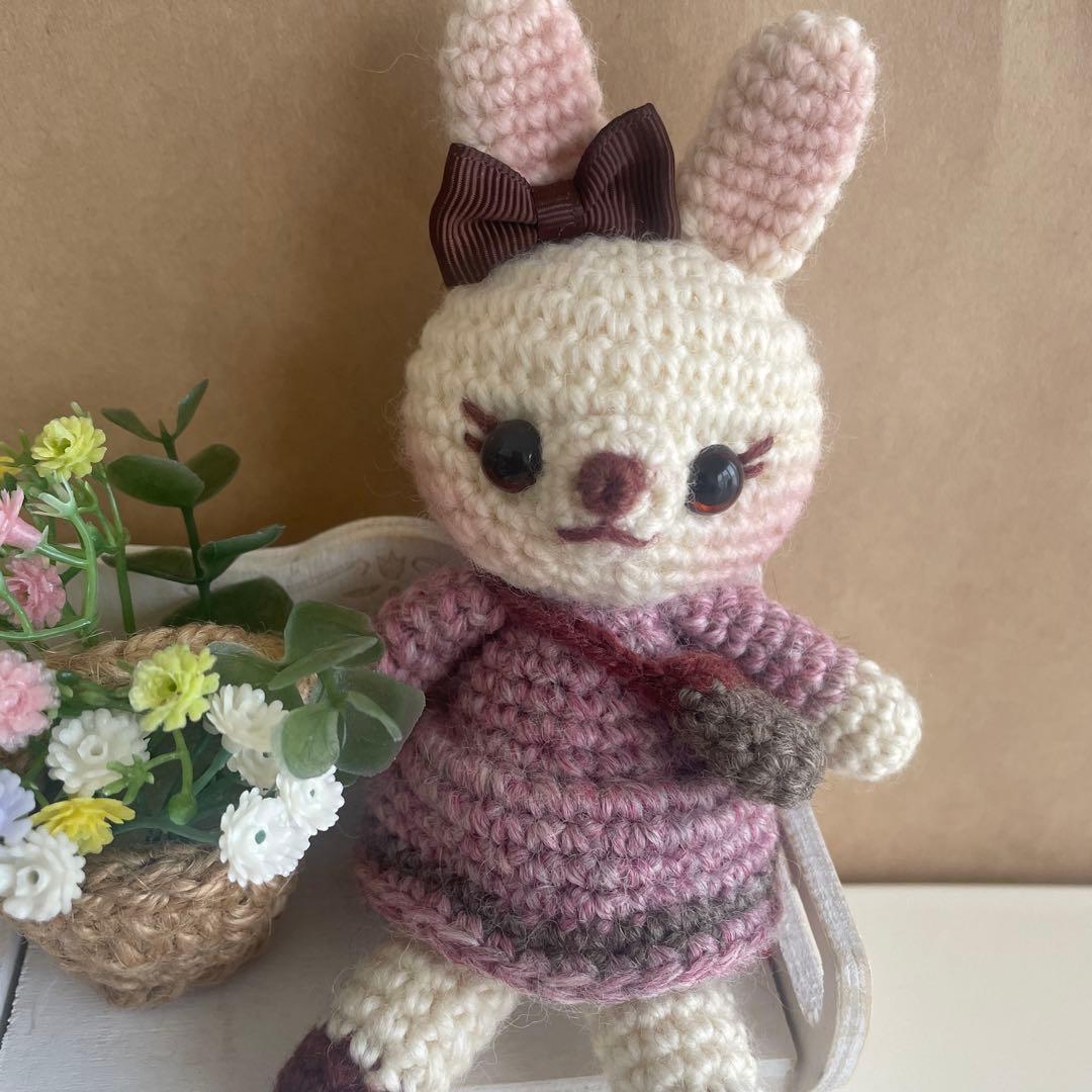 Mi！ ハンドメイド　あみぐるみ　６点おまとめ　キーホルダー付き