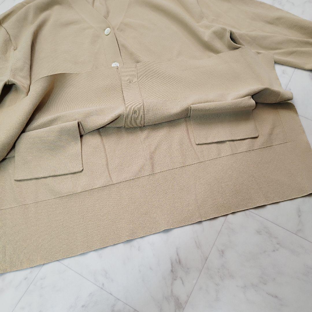 美品　スローブイエナ アイスコットン カーディガン ベージュ　25SS