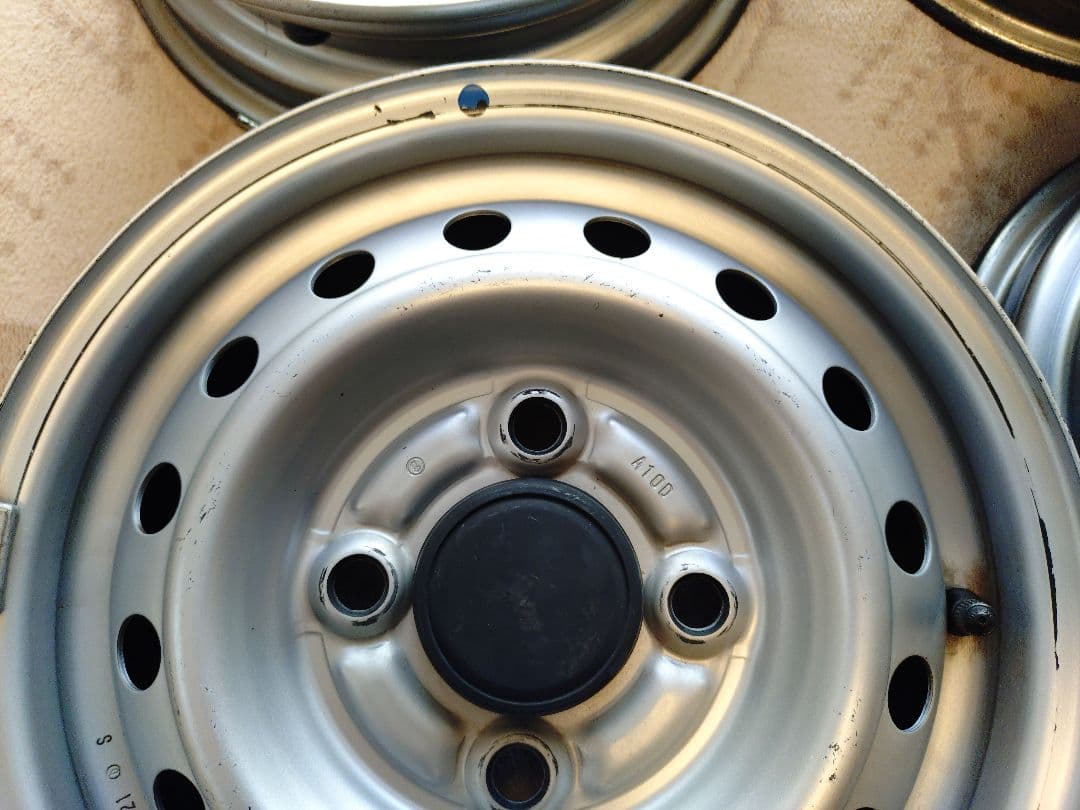 DR17Vクリッパー純正スチールホイール4枚セット