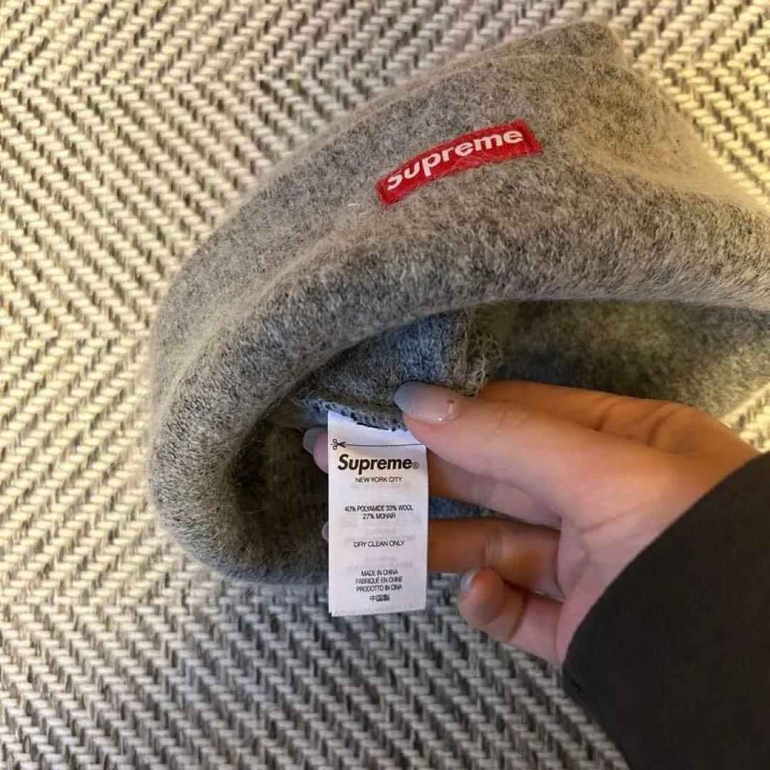 supreme モヘアビーニー 24fw