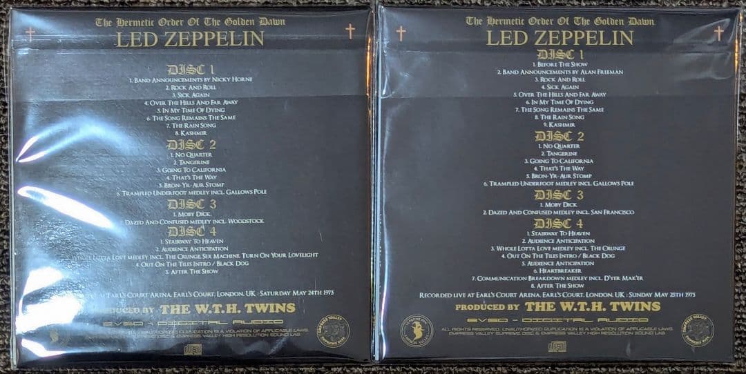 T*K様 レッド・ツェッペリン:黄金の夜明け団⭐️紙ジャケ6CD BOX
