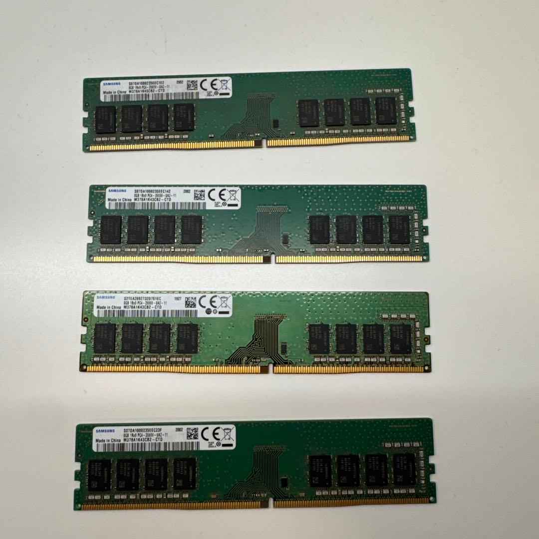 メモリー　8GB SAMSUNG 4枚