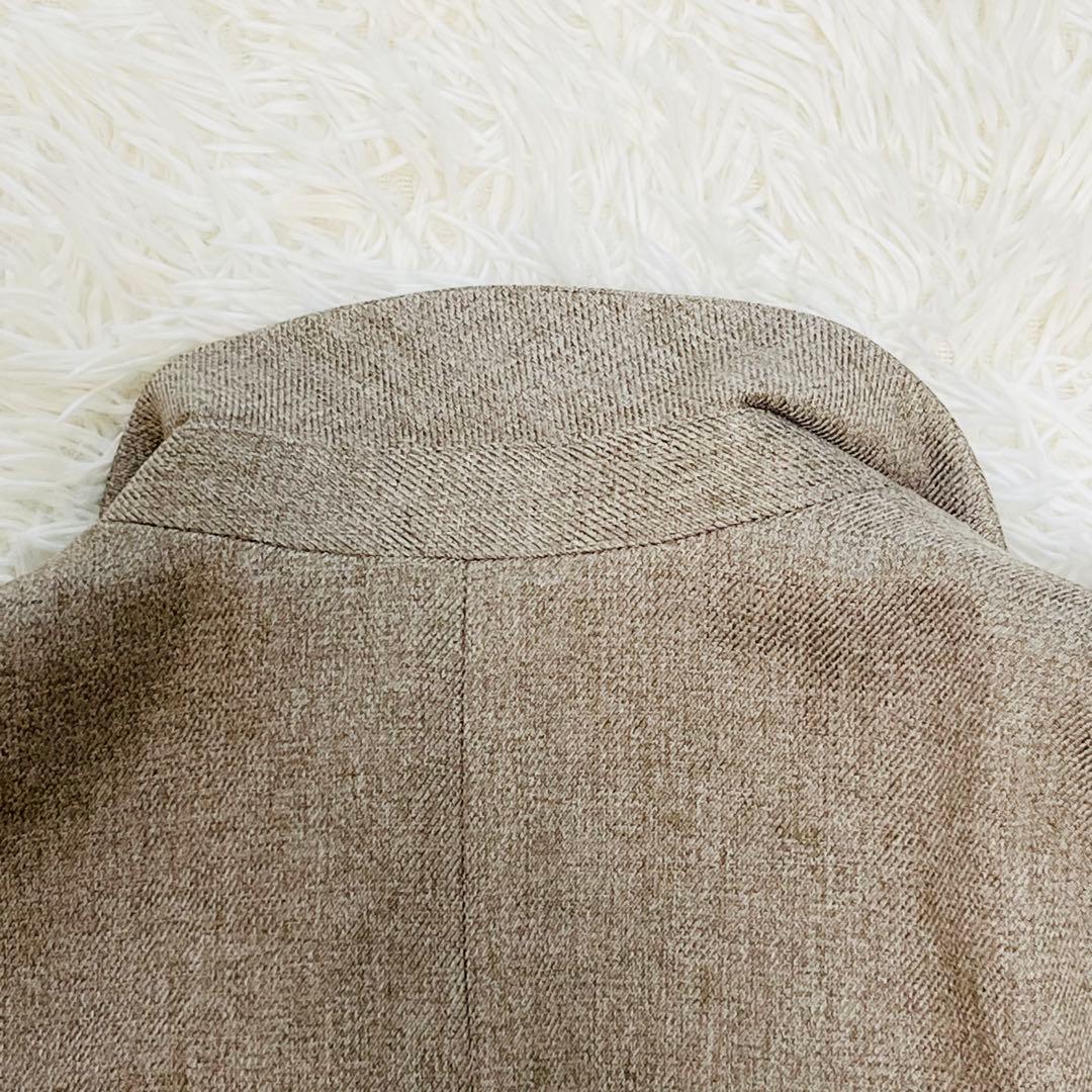 美品　24ss 23区　洗える ウールライクカルゼテーラードジャケット　ベージュ