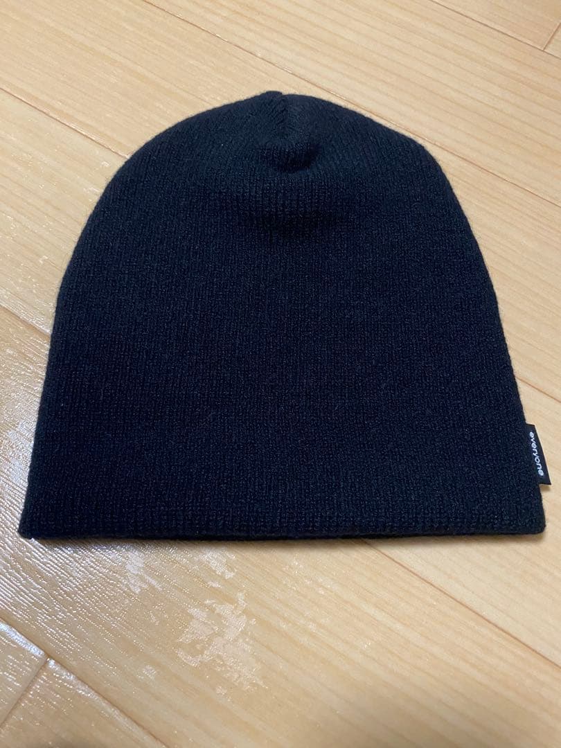 帽子 everyone cashmere beanie (BLACK)