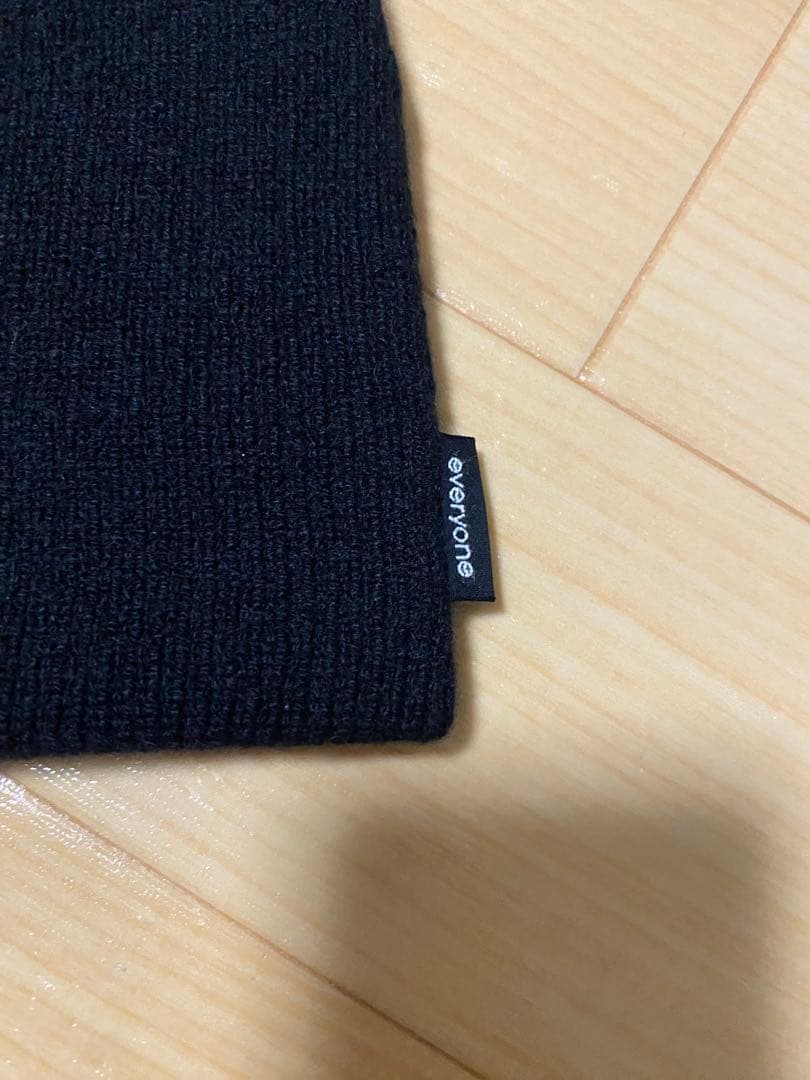 帽子 everyone cashmere beanie (BLACK)