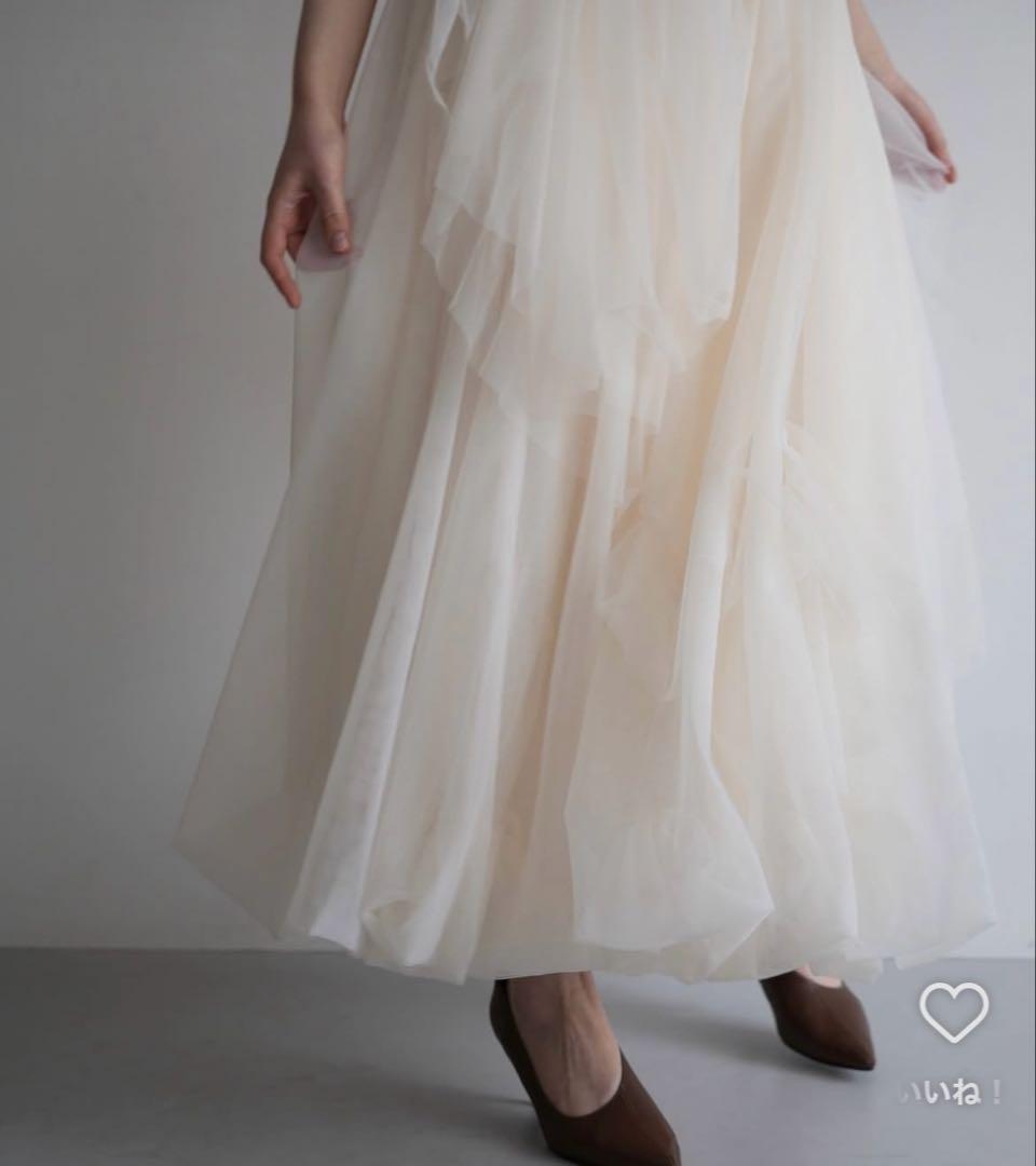 〖 Acka 〗 tiered tulle skirt チュールスカート