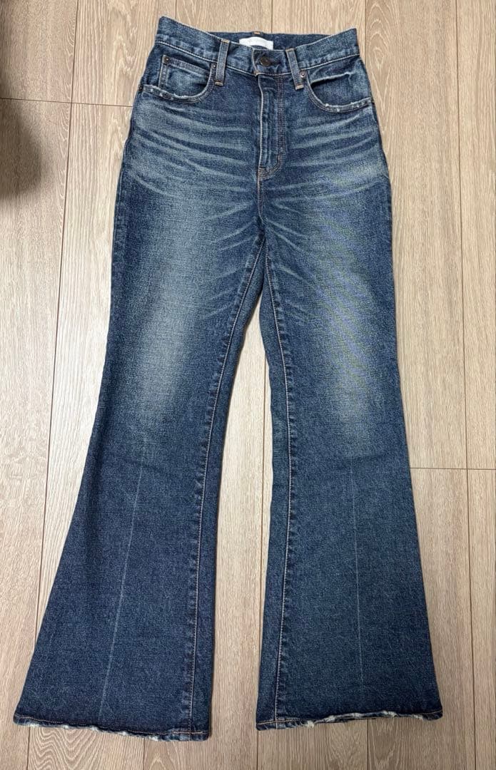 ［美品］MOUSSY MVS D/BLU FLARE 25inch