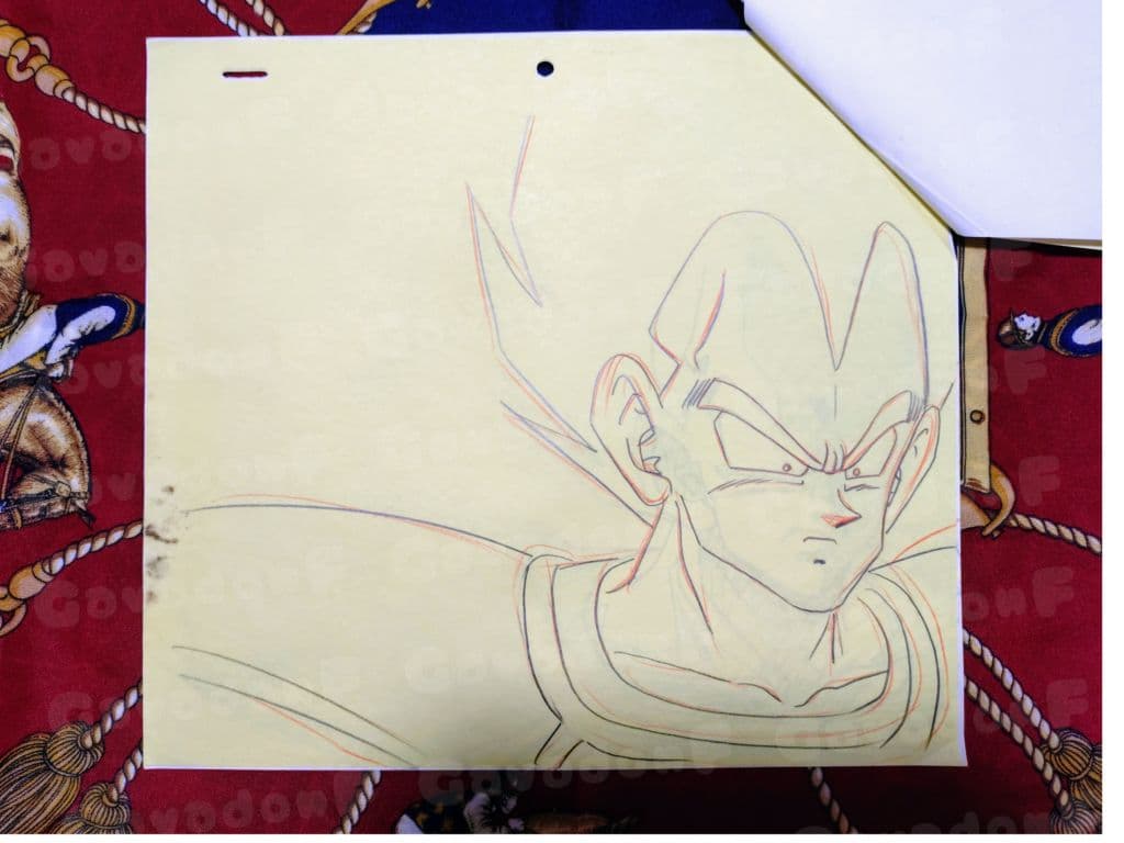 セル画 原画 ドラゴンボール 当時品 ベジータ