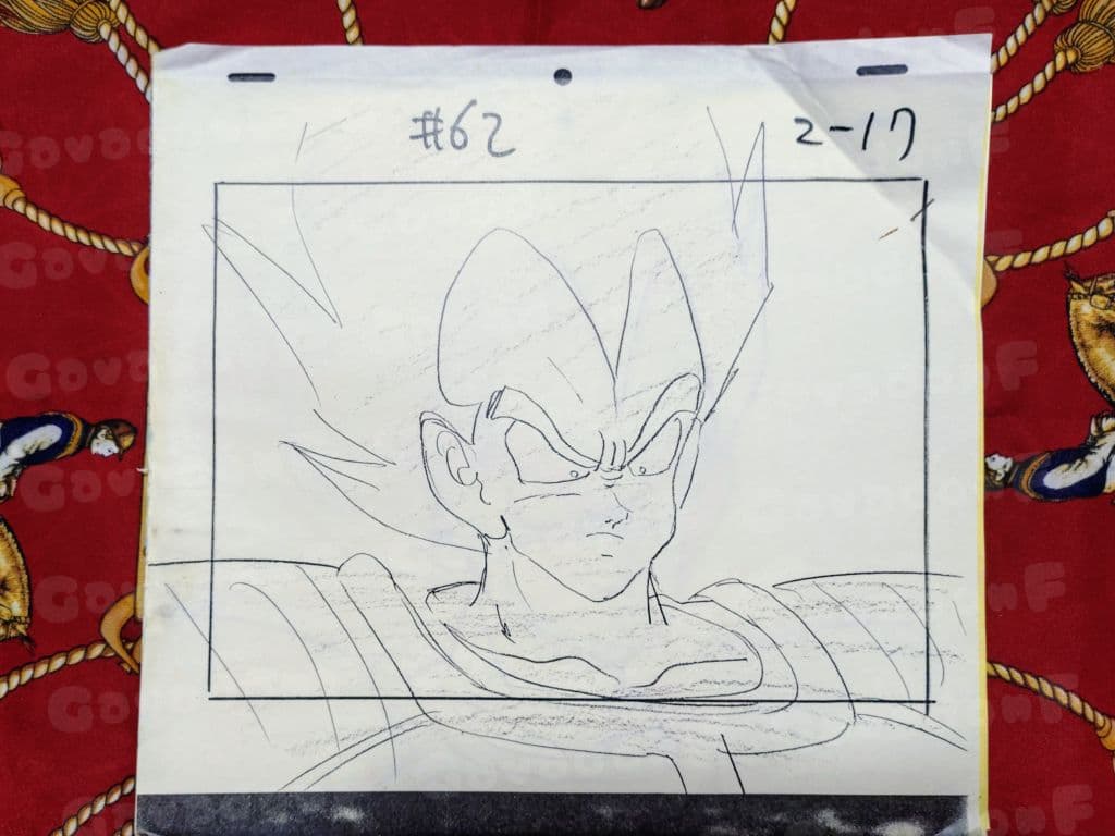 セル画 原画 ドラゴンボール 当時品 ベジータ