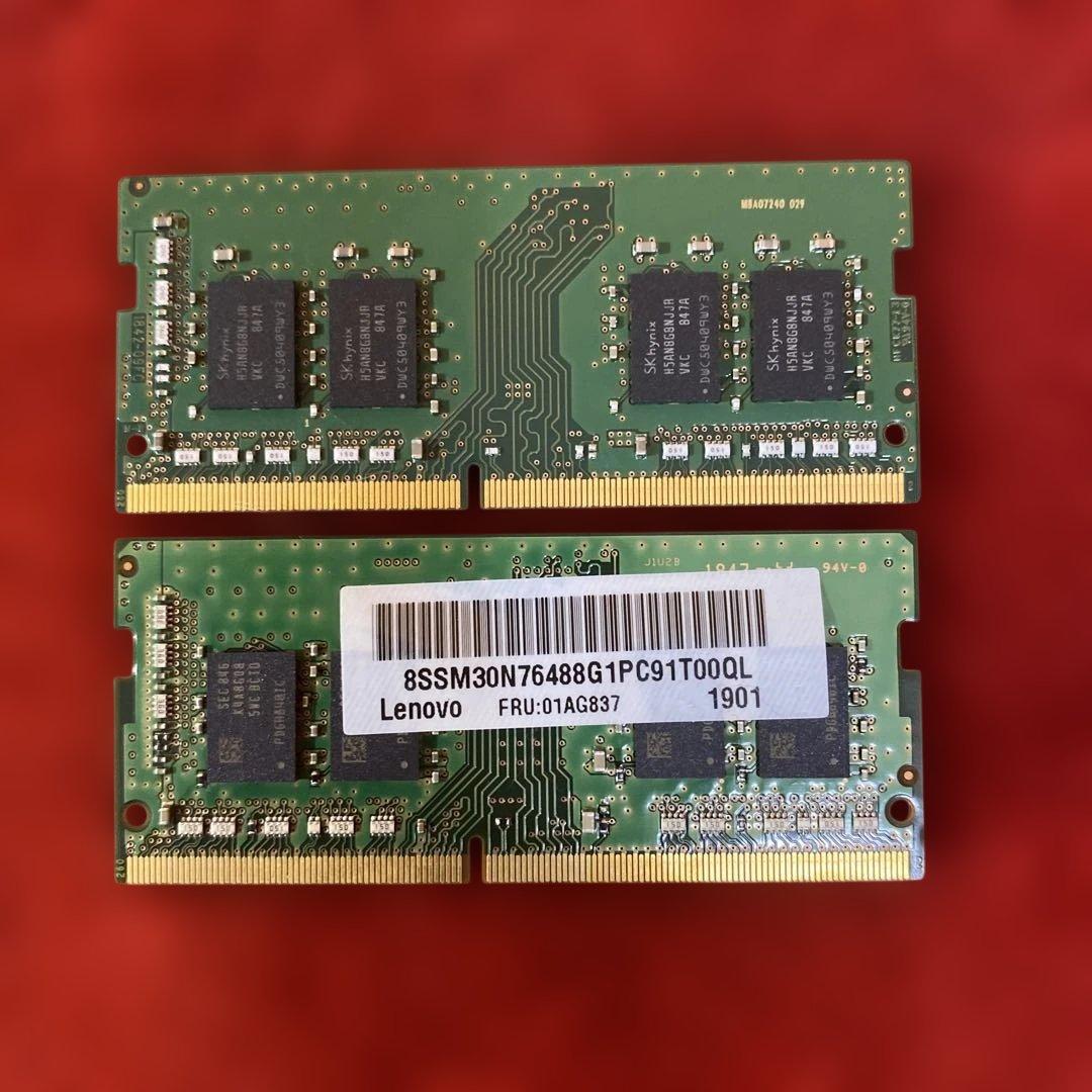 m*o様 8GB×2枚 DDR4メモリー PC4-2666V
