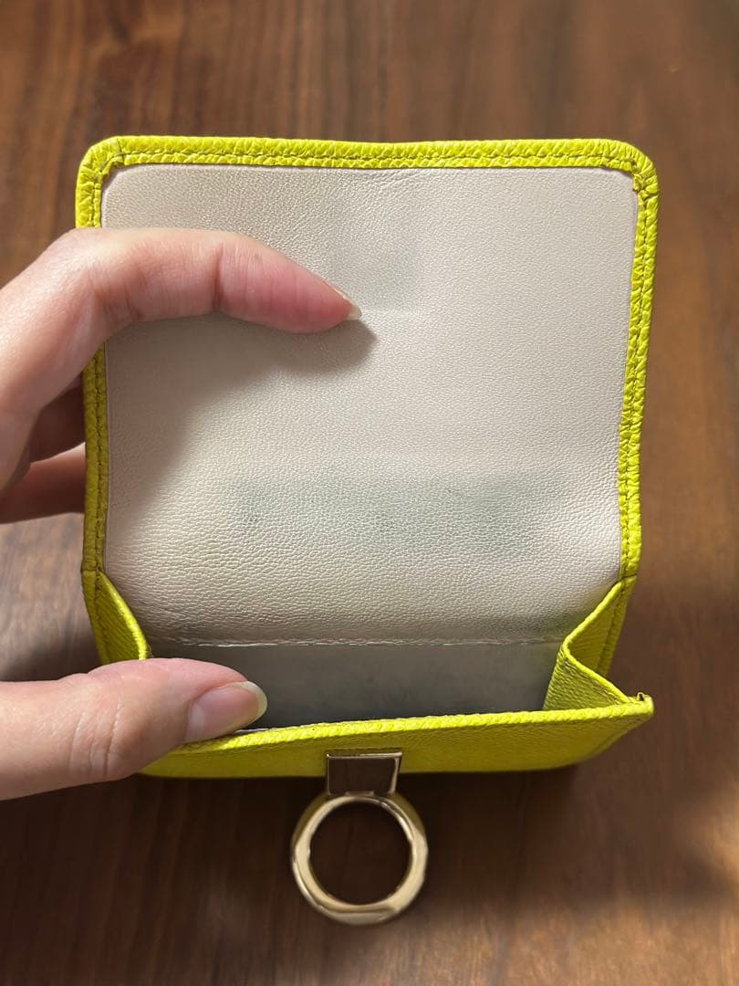 BVLGARI イエロー 三つ折り財布　カードケースセット