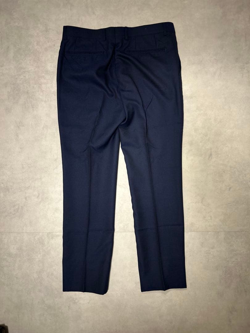 値下げ！【美品】SUIT SELECT 3ピース スーツ ネイビー A5サイズ