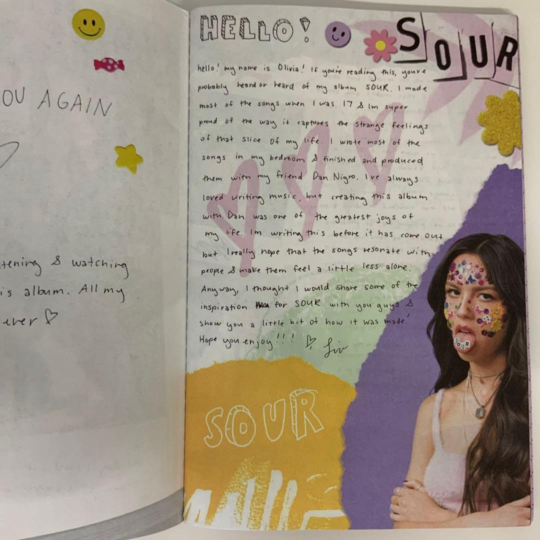 良品　Olivia Rodrigo sour diary CD付