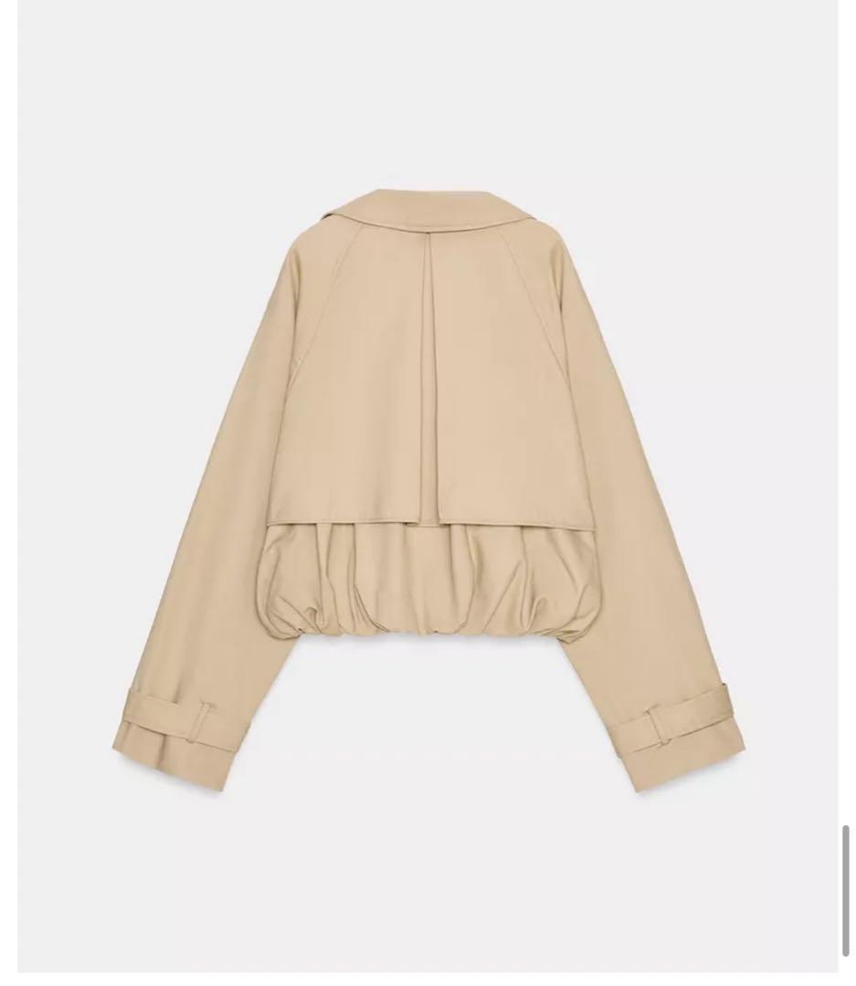 ZARAバルーンショートトレンチコート　Ｍ