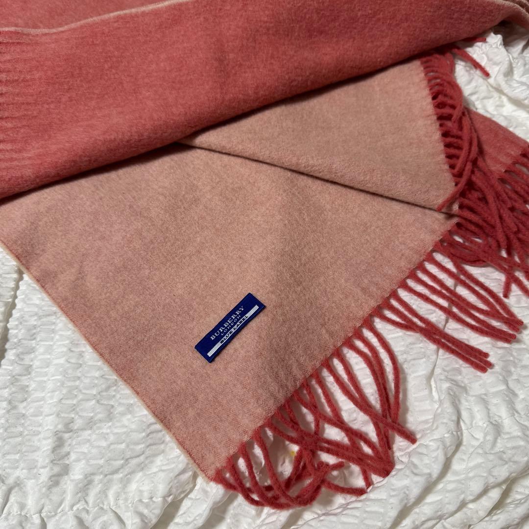 【ハナハナ】バーバリー ブルーレーベル】 BURBERRY 大判 ストール