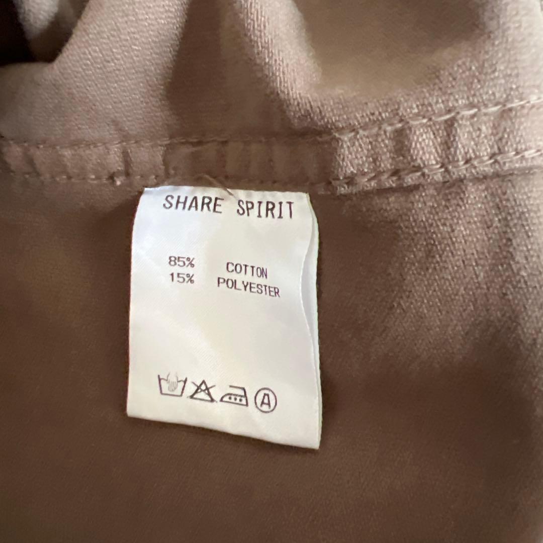 Share Spirit ブラウンミリタリージャケット