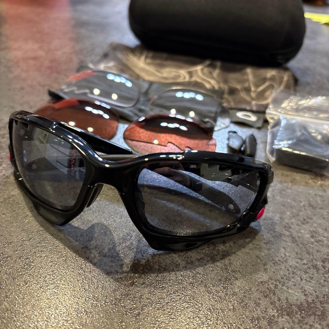 Oakley オークリー　Racing jacket サングラス　交換レンズ付き