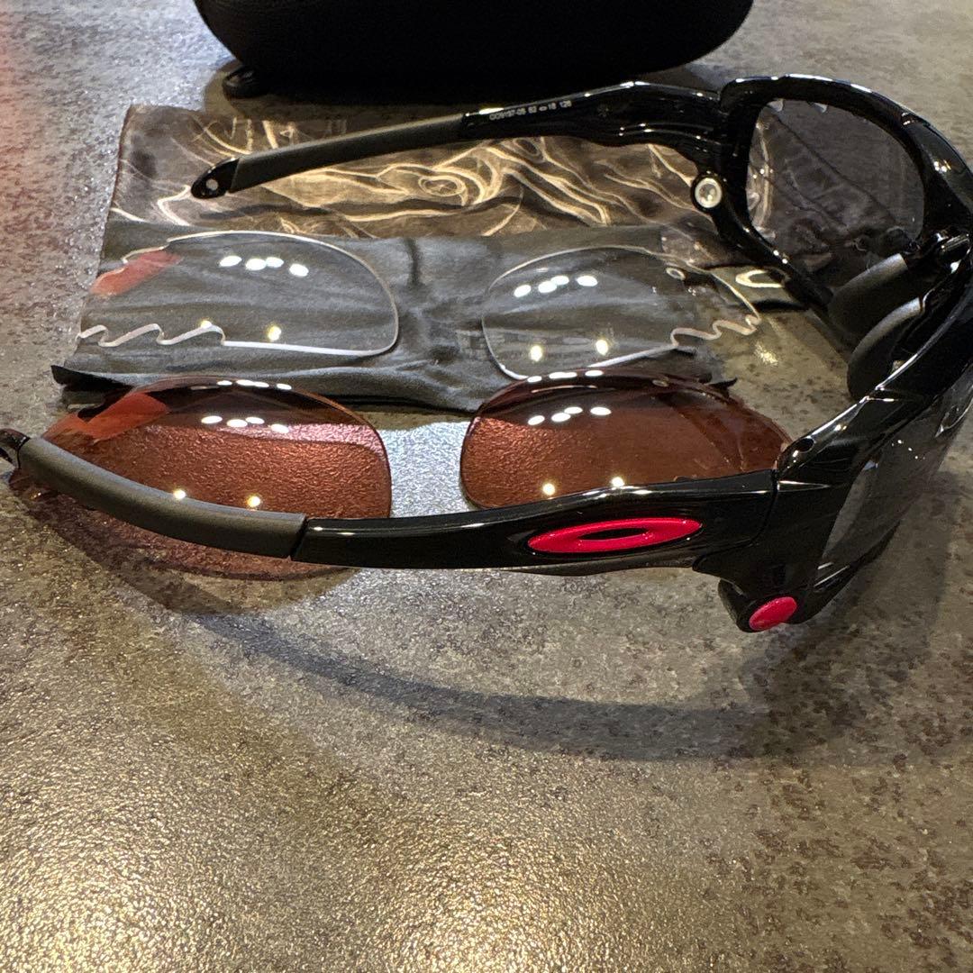 Oakley オークリー　Racing jacket サングラス　交換レンズ付き