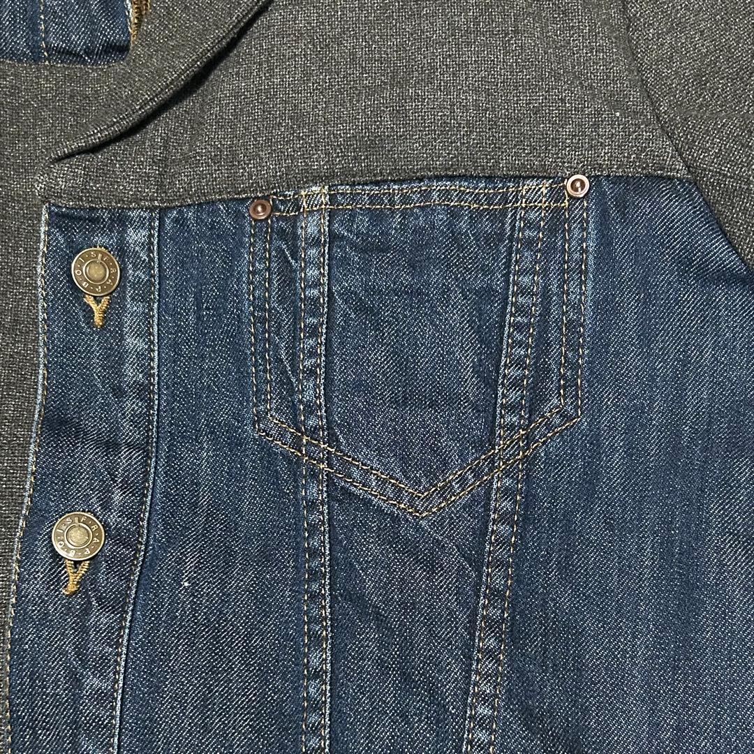 【✨美品✨】希少 フラボア デニムドッキングジャケット 再構築 サイズ2 M〜L