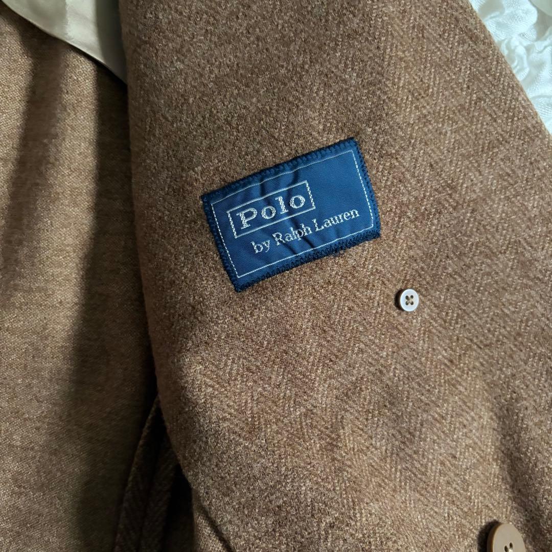 【美品】ポロラルフローレン　ダブルブレステッド ブレザー QRコード 25AW