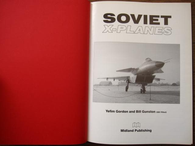 洋書 SOVIET X-PLANES / Yefim Gordon