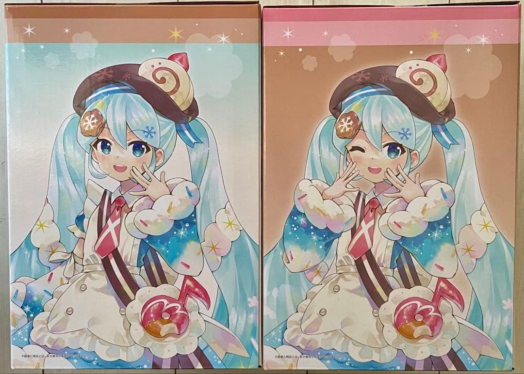 一番くじ 初音ミク 雪ミク ラストワン賞 雪ミク Ａ賞　雪ミク　フィギュア　2点