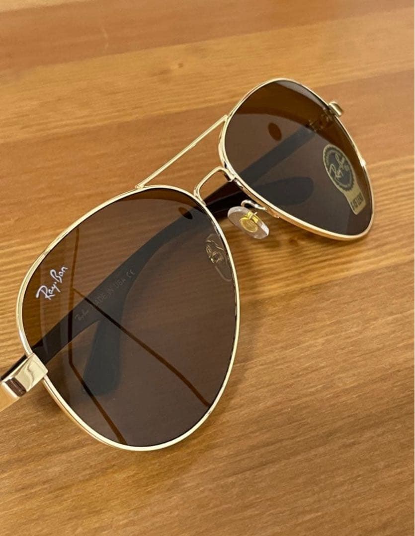 y*a様 Ray-Ban アビエーター サングラス ゴールド