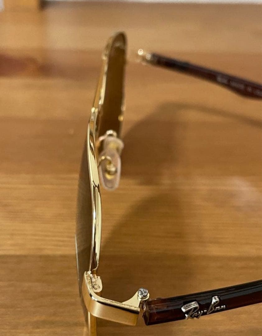 y*a様 Ray-Ban アビエーター サングラス ゴールド