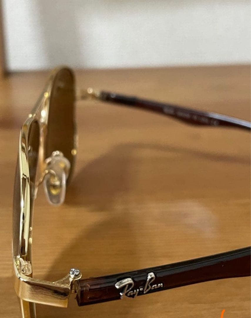 y*a様 Ray-Ban アビエーター サングラス ゴールド
