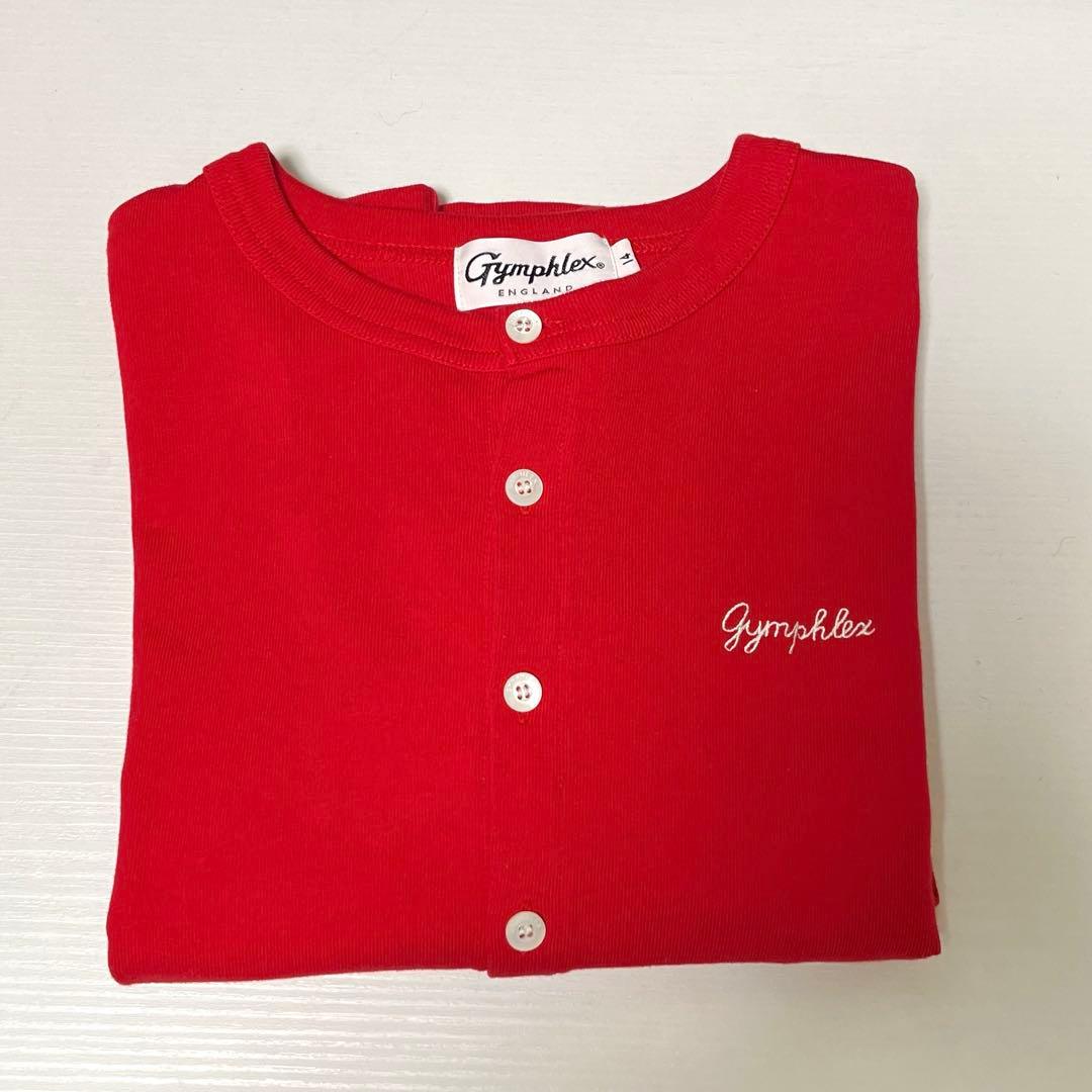 GYMPHLEX/ジムフレックス　ショートクルーネックカーディガン