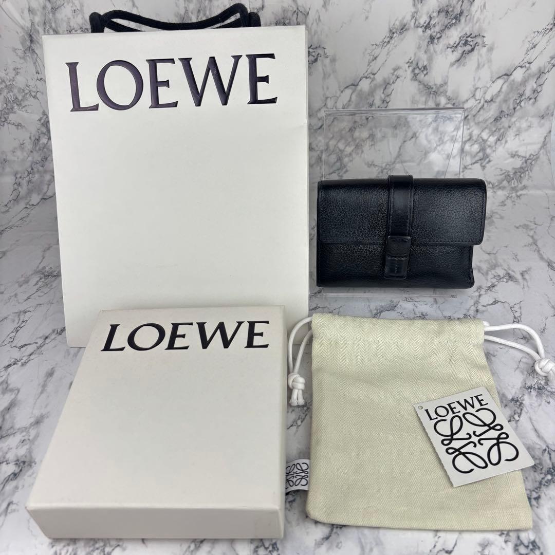 110 LOEWE バーティカルウォレット　三つ折り財布