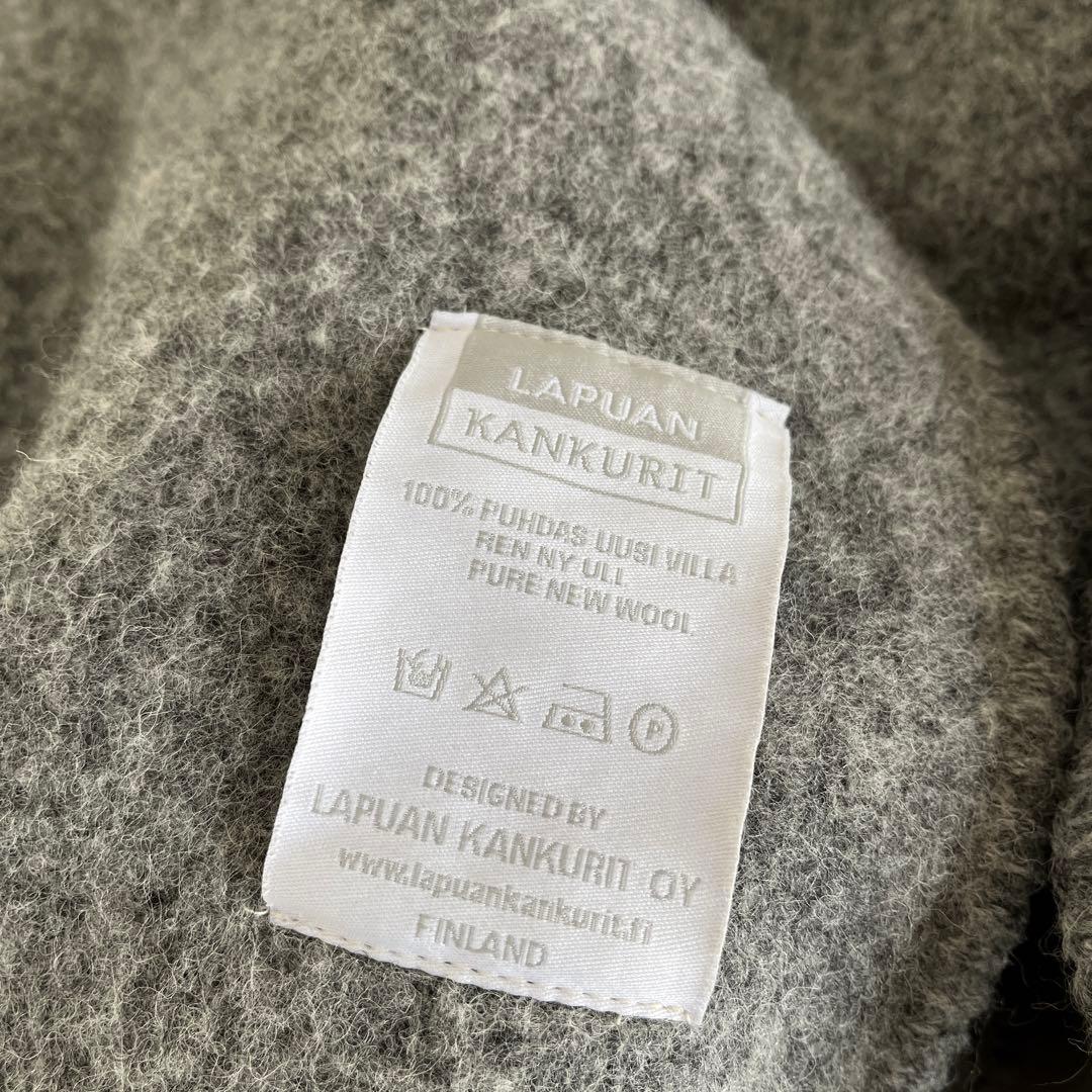ラプアンカンクリ　LAPUAN KANKURIT ポケットショール　grey