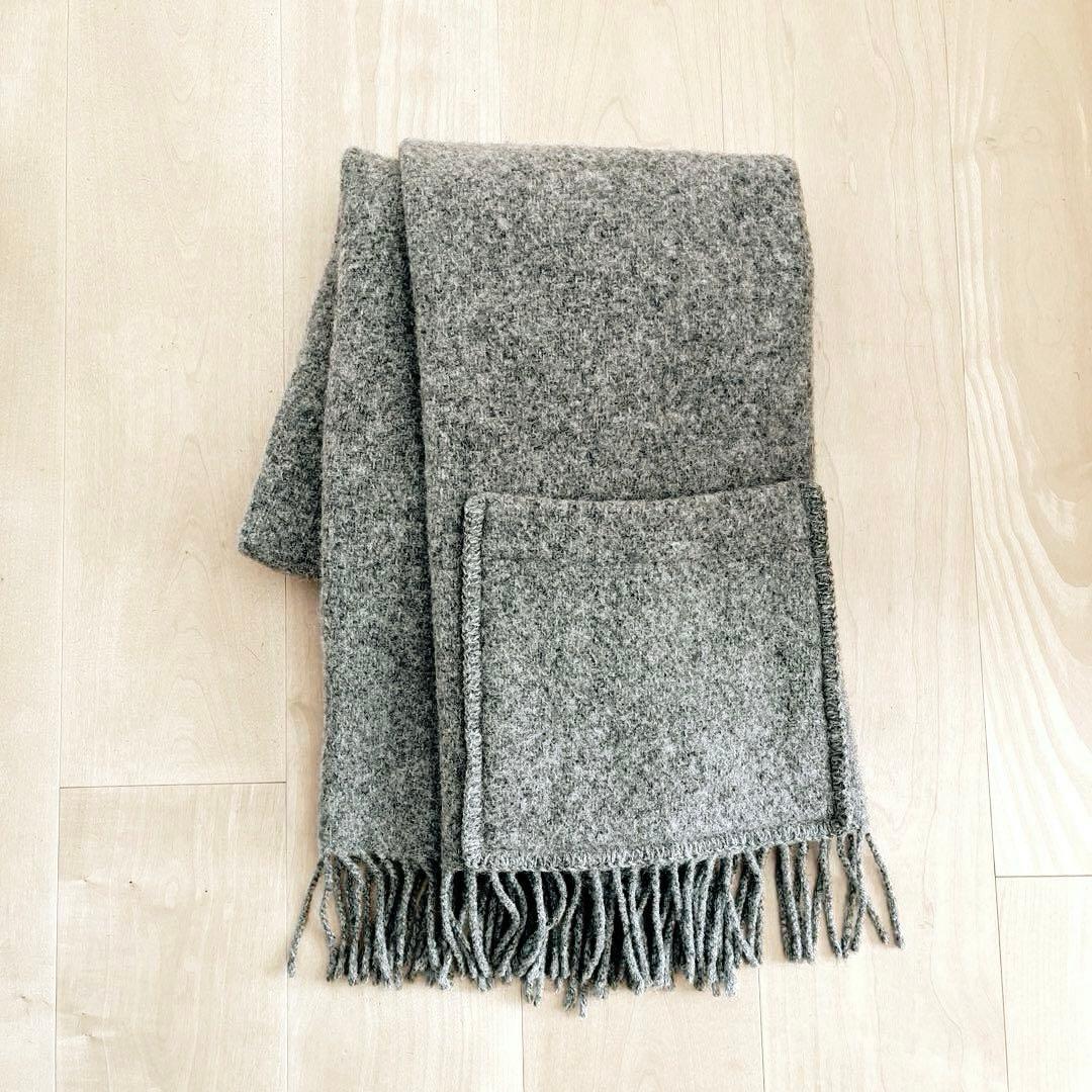 ラプアンカンクリ　LAPUAN KANKURIT ポケットショール　grey