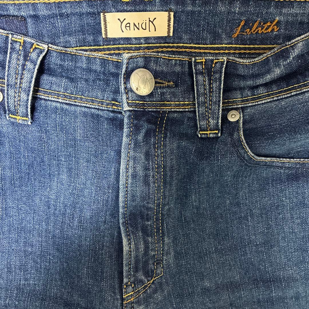 YANUK 25サイズ ワイドストレート デニムパンツ LILITH リリス