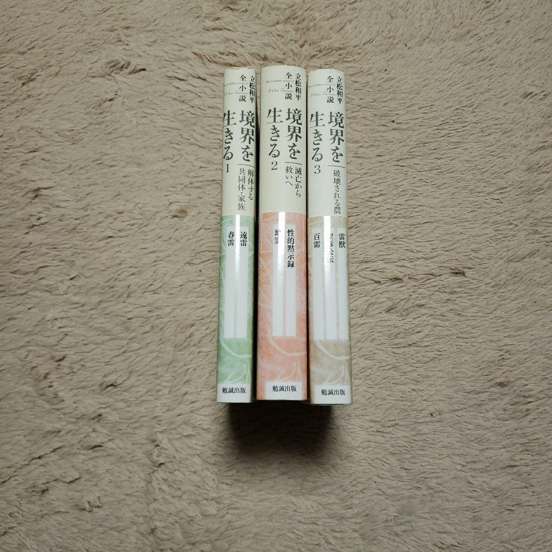 立松和平全小説 第10.11.12 (境界を生きる 1.2.3.)