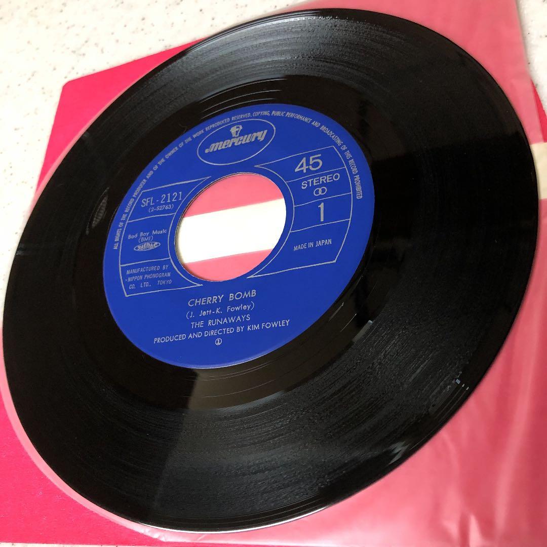 初回オリジナル盤 ランナウェイズ JOAN JETT 悩殺爆弾 EP盤