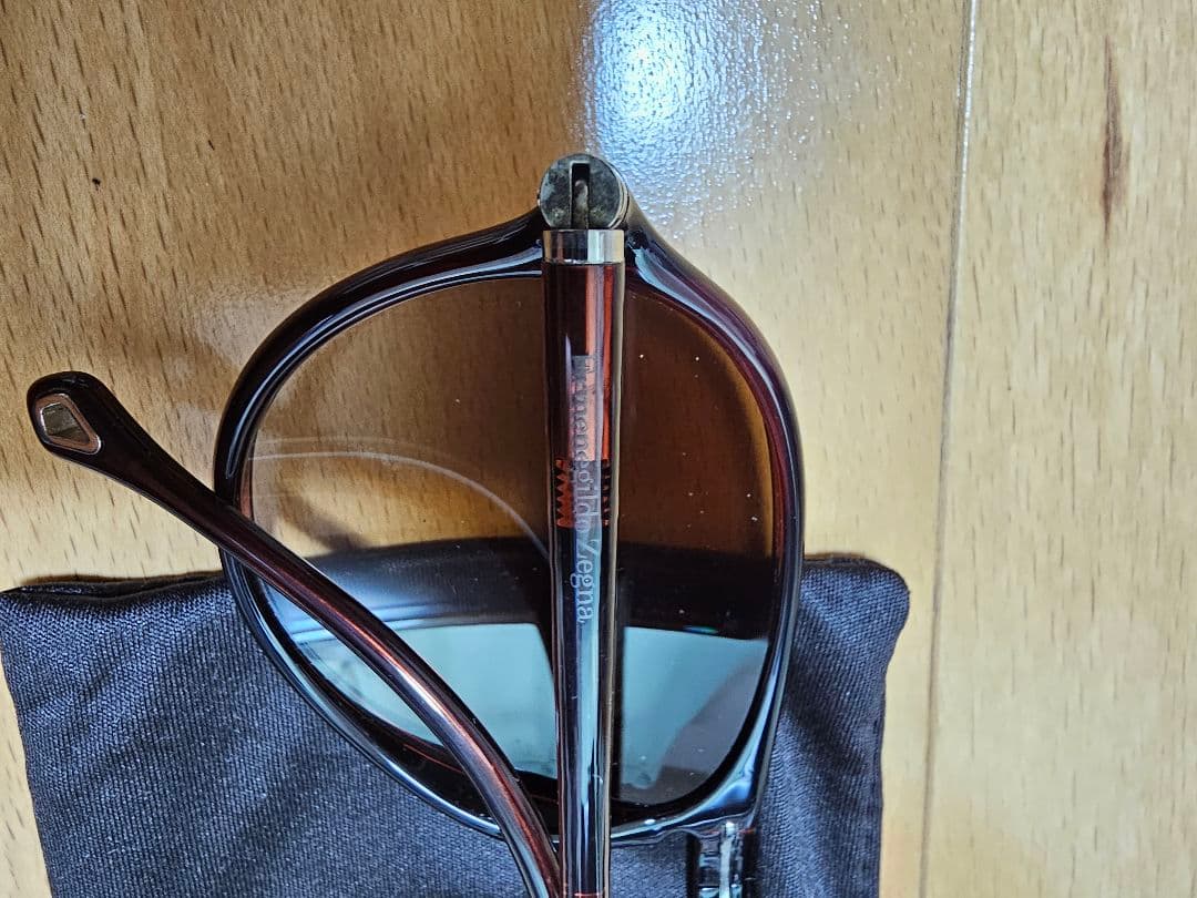 大幅値下げ【美品】Ermenegildo Zegna 折り畳み式サングラス