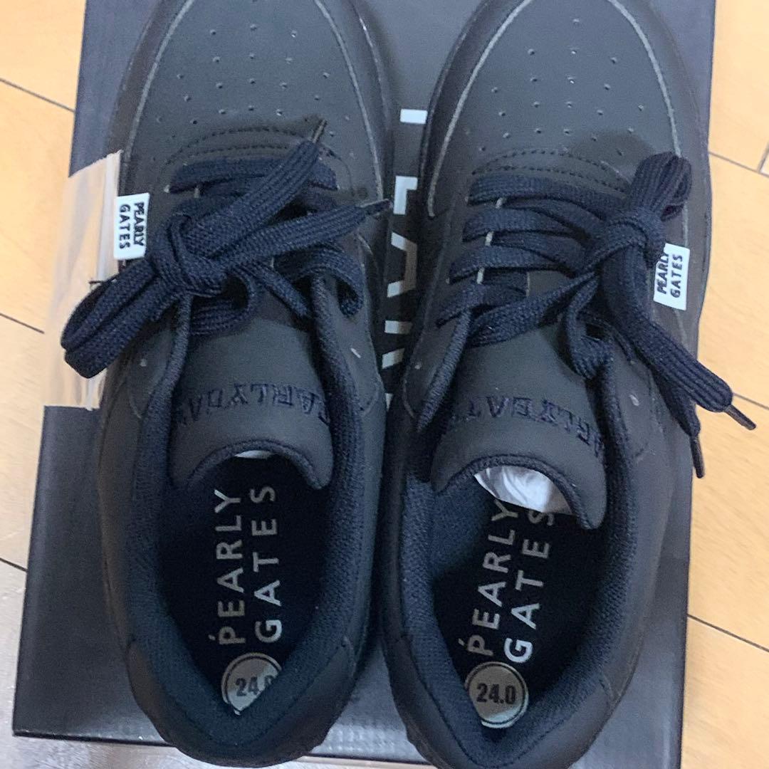 新品 PEARLY GATES パーリーゲイツ ゴルフシューズ スパイク24.0